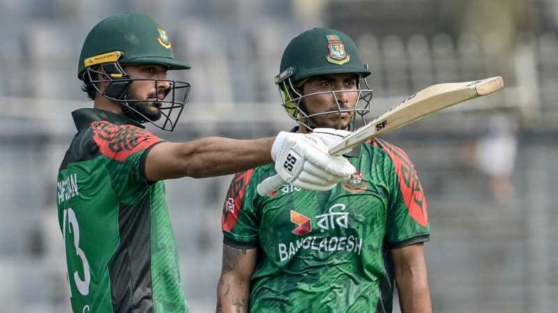 Soumya Sarkar and Saif Hassan