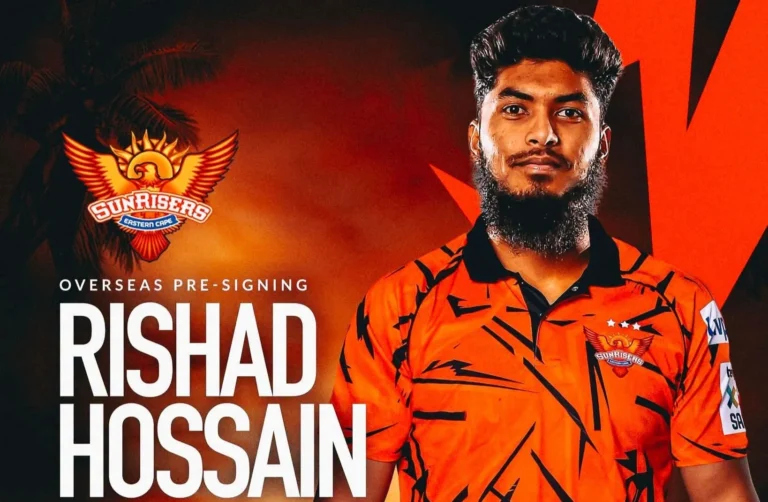 Rishad Hossain Becomes First Bangladeshi Cricketer to Join SA20 League