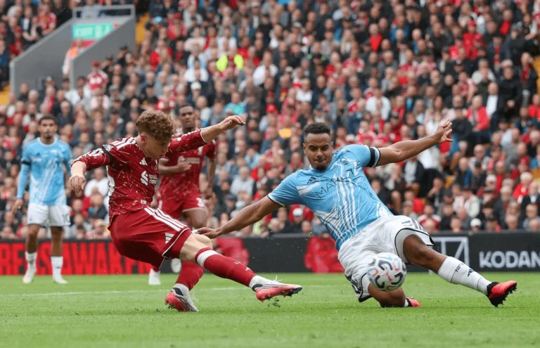Liverpool Salvage Late Draw Against Nottingham Forest in Andoni Iraola’s Anfield Debut