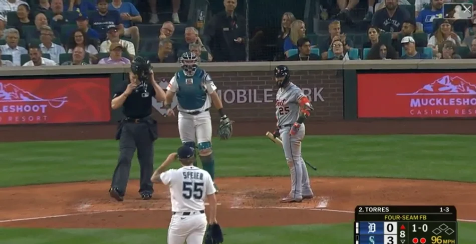 Five HBPs lead to benches clearing in Seattle; Speier, Wilson ejected 