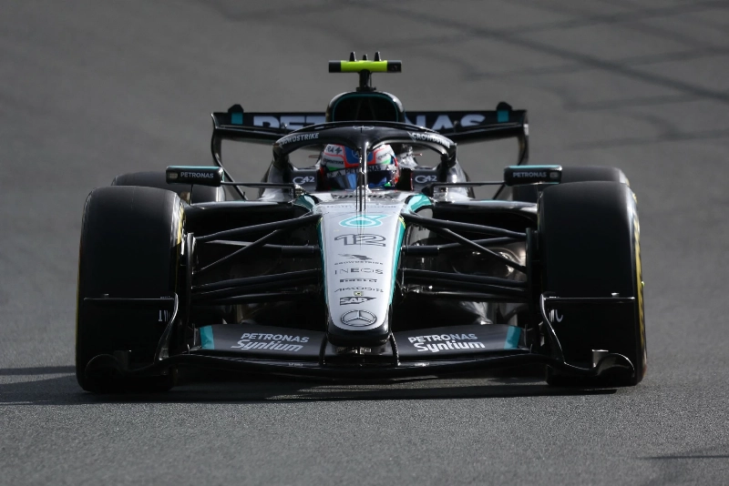 Kimi Antonelli Leads Mercedes to Top Spot in Sole Dutch Grand Prix Practice