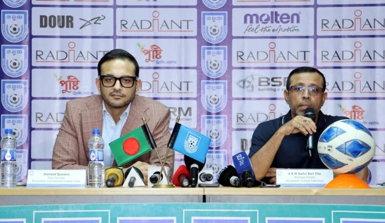 Bangladesh U-20 Football Team Coaches and Players Skip Pre-Tournament Press Conference