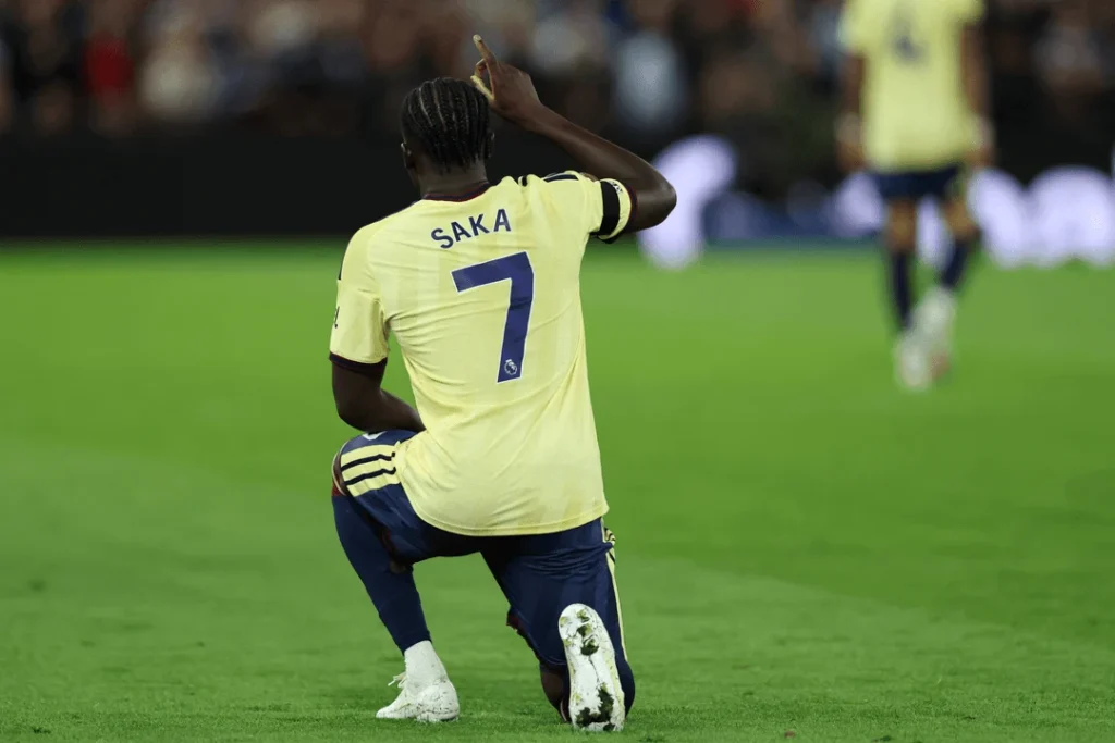 Bukayo Saka Fires Arsenal to Victory Over Struggling Aston Villa