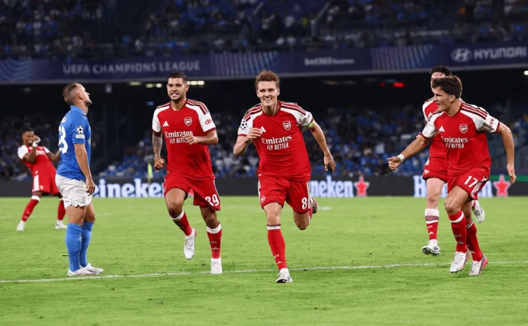 Martin Odegaard Strike Secures Arsenal Victory Over Napoli in Champions League Opener