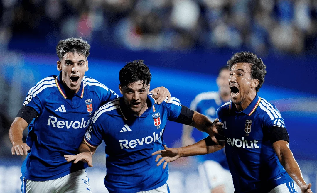 Como Secure Historic 4-1 Victory in Champions League Debut