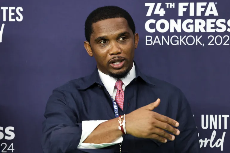 Samuel Eto’o Urges African Football Federations to Support FIFA President Infantino