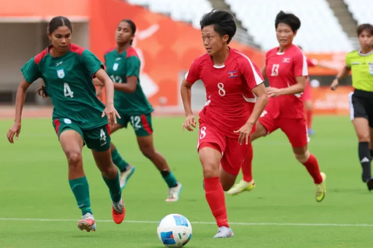 North Korea Dominates Bangladesh 10-0 in Asian Games Women's Football Opener