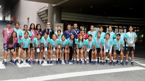 Bangladesh Women’s Football Team Arrives in Japan for Asian Games