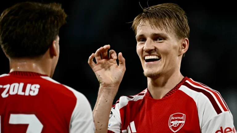 Martin Odegaard’s Decisive Strike Powers Arsenal to Champions League Victory Over Napoli