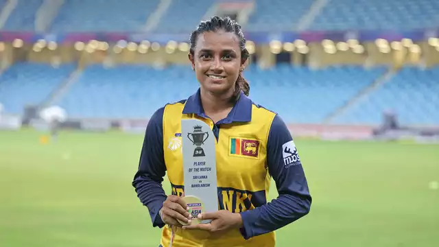 Harshitha Samarawickrama Leads Sri Lanka to Asia Cup Semi-Finals