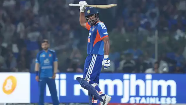 Samson Powers India to T20I Series Victory Over Afghanistan