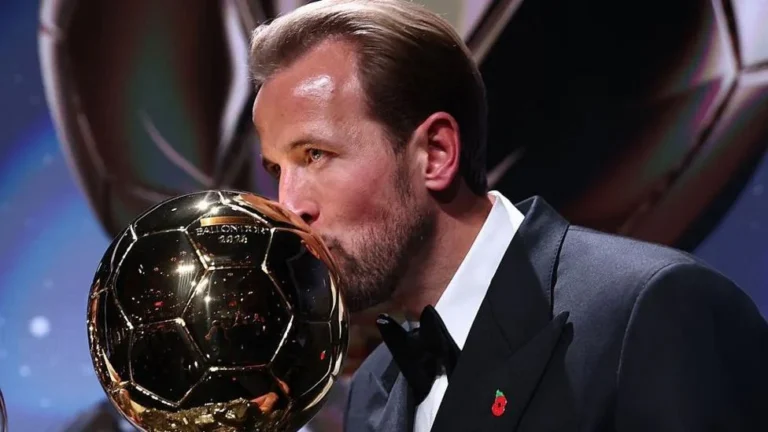 Harry Kane Crowned World's Best With Historic Ballon d'Or Win