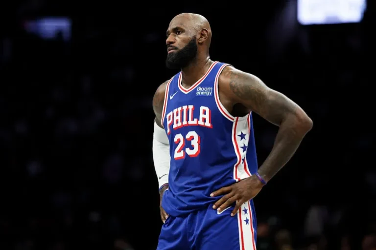 LeBron James Debuts for 76ers in Preseason Loss to