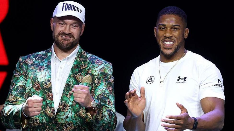 Tyson Fury and Anthony Joshua Trade Jokes Ahead of