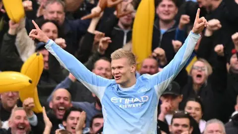 Haaland Leads Manchester City to Victory in Record-Breaking Performance