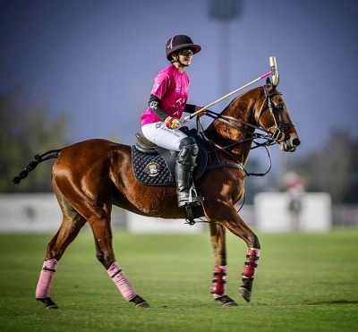 Sheikha Alia Leads Ghantoot Polo in Pink Charity Match